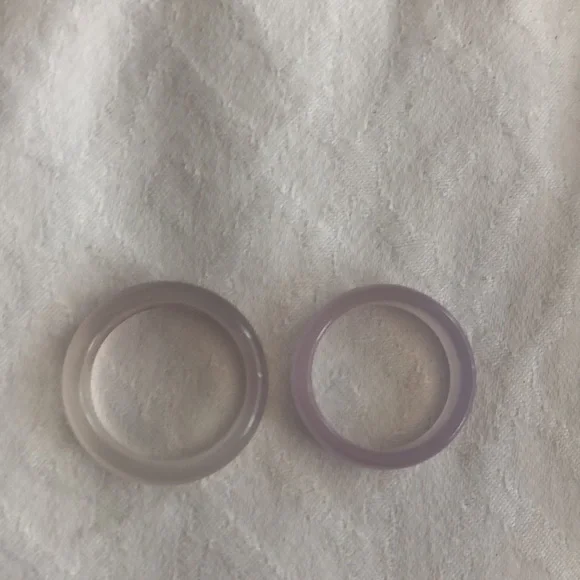 Pink stone stacked ring - Picture 4 of 5